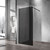 Душевая перегородка Vincea Walk-In 100 см VSW-1H100CGB (стекло 8 мм) с кронштейном в комплекте, черный/тонированное - фото, картинка  Душевая перегородка Vincea Walk-In 100 см VSW-1H100CGB (стекло 8 мм) с кронштейном в комплекте, черный/тонированное - фото
