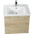 Тумба подвесная с раковиной Art&Max AM-Techno-900-2C-SO-LW823 90 см, дуб мелфорд - фото 2