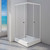 Душевое ограждение Радомир Респект 100x100 см без поддона, белый/прозрачное - фото 