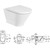Инсталляция с подвесным унитазом Roca The Gap Round Rimless Pack 893105000 (без кнопки смыва) - фото, картинка 2 Инсталляция с подвесным унитазом Roca The Gap Round Rimless Pack 893105000 (без кнопки смыва) - фото 2