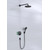 Душевая система для душа с термостатом Hansgrohe Raindance S 240 PowderRain 27959670, черный матовый - фото 2