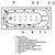 Ванна гидромассажная Aquatek Оберон 180x80 см модель 2 - фото 4