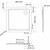Поддон SMC WasserKraft Salm 90x90 см 27T03 - фото 2