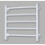 Полотенцесушитель водяной Domoterm Калипсо БЕЛ П5 500x500 мм, белый - фото 2