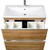Тумба напольная с раковиной BelBagno ALBANO-1000-2C-PIA-RR 100 см, Rovere Rustico, Цвет фасада: Rovere Rustico - фото 2