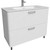 Тумба напольная с раковиной Iddis Brick 100 см BRI10WFi95K, белый глянец - фото 