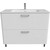 Тумба напольная с раковиной Iddis Brick 100 см BRI10WFi95K, белый глянец - фото 10