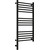 Полотенцесушитель электрический Сунержа Богема 3.0 П14 800x400 мм (прямая перемычка) 31-5804-8040 L, чёрный матовый - фото 