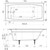 Ванна чугунная Wotte Forma 150x70 см - фото 6