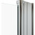 Душевая дверь Тритон Уно 100 см, алюминий/прозрачное - фото 7