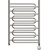 Полотенцесушитель электрический Point П17 500x800 мм PN01158SE (возможность скрытого подключения) - фото 