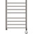 Полотенцесушитель электрический Point П8 400x600 мм PN10146SE (возможность скрытого подключения) - фото 