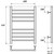 Полотенцесушитель электрический Point П8 400x600 мм PN10146SE (возможность скрытого подключения) - фото 4