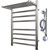 Полотенцесушитель электрический с полкой Point П7 400x800 мм PN10146SPE (возможность скрытого подключения) - фото 