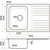 Мойка кухонная Omoikiri Sagami 79-IN (4993735) 0,9 мм - фото 6