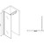 Душевая перегородка Abber Immer Offen 90 см AG61090, хром/прозрачное - фото 4