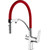Смеситель для кухни Lemark Comfort LM3074C-Red, хром/красный - фото 
