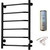 Полотенцесушитель электрический Тругор Пэк сп 6 ВГП 500х800 мм, чёрный (возможность скрытого подключения) 00-00035960 - фото 