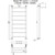 Полотенцесушитель водяной Тругор Браво НК1 с полкой П8 500x1200 мм 00-00021819 - фото 4