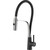 Смеситель для кухни WasserKraft A8417, черный/нержавеющая сталь - фото 