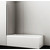 Шторка для ванны WasserKraft Berkel 80 см 48P01-80, хром/прозрачное - фото 