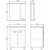 Тумба напольная с раковиной Comforty Модена M60 см, белый - фото 7