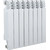 Радиатор Azario AL500/100/8 640х585 мм (8 секции) белый - фото 