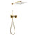 Душевая система для душа Abber Daheim AF8218G, золото матовое - фото 