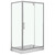 Душевое ограждение Loranto 120x80 см CS-6128C 120, хром/прозрачное - фото 