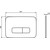 Кнопка смыва Ideal Standard Oleas M3 R0459AW, белый матовый - фото, картинка 2 Кнопка смыва Ideal Standard Oleas M3 R0459AW, белый матовый - фото 2