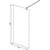 Душевая перегородка Loranto Walk-in 100 см CS-L1020 (стекло 8 мм), хром/прозрачное - фото 3