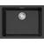 Кухонная мойка Omoikiri Okinoshima 61-U/I BL 4997063, чёрный, Цвет производителя: чёрный - фото 