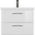Тумба подвесная с раковиной Cersanit Lara 60 см 64133, 2 ящика, белый - фото, картинка 7 Тумба подвесная с раковиной Cersanit Lara 60 см 64133, 2 ящика, белый - фото 7