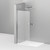 Душевая перегородка Cezares 130 см LIBERTA-L-1-130-120-C-Cr (подрезаемый кронштейн, стекло 8 мм) хром/прозрачное - фото 