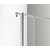 Душевая перегородка Azario Chicago 100 см AZ-NAR6321 1000 (стекло 8 мм) с кронштейном в комплекте, хром/прозрачное - фото 3