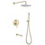 Душевая система для ванны Abber Emotion AF8817G, золото матовое - фото 