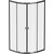 Душевое ограждение Am.Pm X-Joy Twin Slide 90x90 см W88G-205-090BT64, черный/прозрачное - фото 