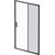 Дверь душевая Am.Pm Gem Solo 120х195 см W90G-120-1-195BG, черный/тонированное - фото 