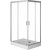 Душевое ограждение Am.Pm Gem Twin Slide 120x80 см W90G-404-120280-MT, хром/прозрачное - фото, картинка  Душевое ограждение Am.Pm Gem Twin Slide 120x80 см W90G-404-120280-MT, хром/прозрачное - фото