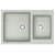 Кухонная мойка Azario Grand CS00079906, светло-серый, Цвет производителя: светло-серый - фото 