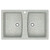 Кухонная мойка Azario Elmas CS00078335, светло-серый, Цвет производителя: светло-серый - фото 