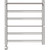 Полотенцесушитель электрический Point Артемида с полкой П4 500x600 мм PN14156PE (возможность скрытого подключения) - фото 2