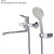Смеситель для ванны Am.Pm X-Joy F85A95000 с душевым набором, хром, Цвет производителя: хром - фото 7