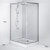 Душевое ограждение Am.Pm Gem Twin Slide 120x90 см W90G-404-120290-MT, хром/прозрачное - фото 10