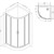 Душевое ограждение Am.Pm Gem 100х100 см W90G-401-100WT, хром/прозрачное - фото, картинка 14 Душевое ограждение Am.Pm Gem 100х100 см W90G-401-100WT, хром/прозрачное - фото 14