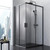 Душевое ограждение Am.Pm Gem S Twin Slide 120x90 см W93G-404-120290-BT, черный/прозрачное - фото 2
