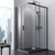 Душевое ограждение Am.Pm Gem S Twin Slide 120x90 см W93G-404-120290-BT, черный/прозрачное - фото 3