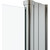 Душевая дверь Тритон Уно 70 см, алюминий/прозрачное - фото 7