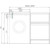 Тумба напольная с раковиной-столешницей Акватон Лондри 120 см 1A2669K1LHDY0 (раковина слева) дуб кантри - фото 10