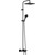 Душевая стойка с термостатом Hansgrohe Vernis Shape Showerpipe 240 1jet 26900670, черный матовый - фото 